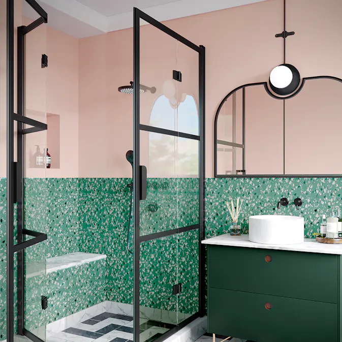 Duschhörn Hietakari Bläk 89A Tokyo Vikbara Dörrar