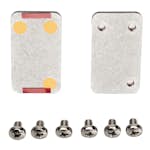 Adapter Leijma Stabil i Metall för Skruvfri Montering 2-pack