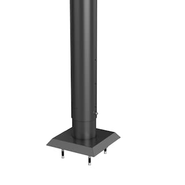 Stolpar Biohort till Skärmvägg för Förankring Justerbar