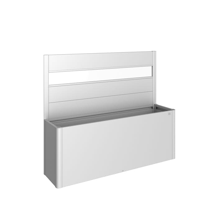 Skärmvägg Biohort till Belvedere Planteringslåda med Akrylglas 91x4x201 cm