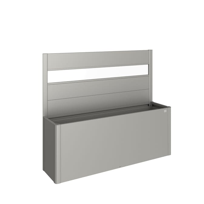 Skärmvägg Biohort till Belvedere Planteringslåda med Akrylglas 91x4x201 cm