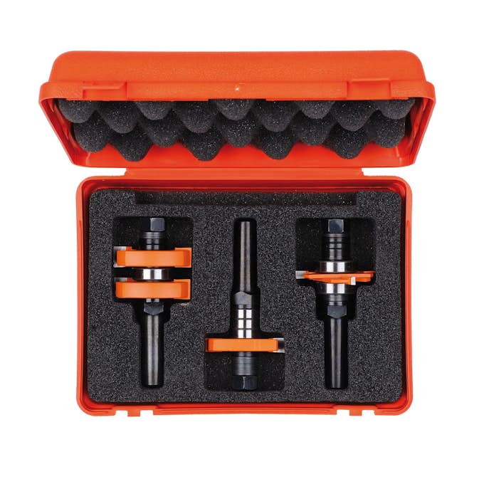 Frässet CMT Orange Tools Not/Spont 3 delar K12