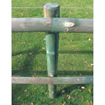 Stolpe Fyrås Trä Tryckimpregnerad Rund