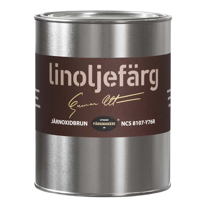 Linoljefärg Ottosson Järnoxidbrun