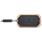 Gjutjärnspanna Cozze med Träunderlägg 165x330 mm