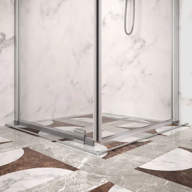 Tröskelprofil Hietakari för Duschhörn Rak 1000x1000 mm