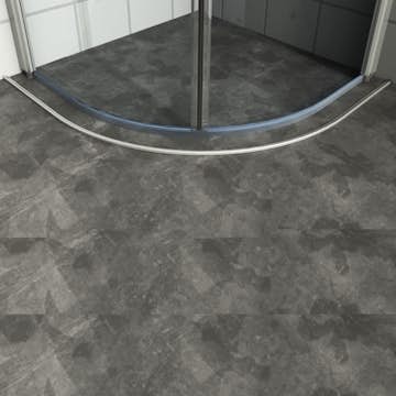 Tröskelprofil Hietakari för Duschhörn Rund 1000x1000 mm