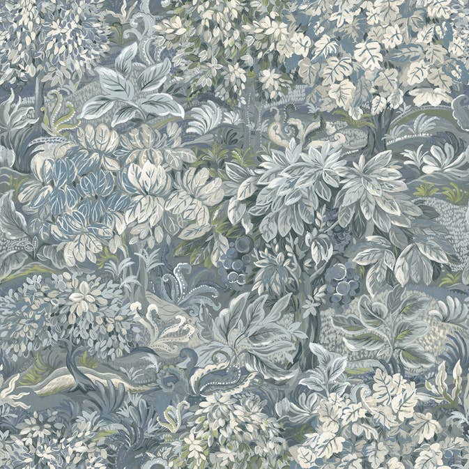 Tapet Holden The Lost Gardens Parsons Wood Blue 91633