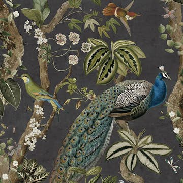 Tapet Holden Utopia II Cassia Charcoal 91741