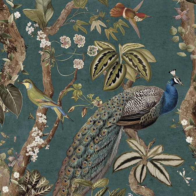 Tapet Holden Utopia II Cassia Aqua 91742