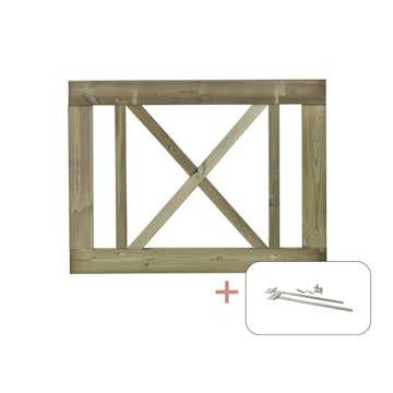 Enkelgrind PLUS Rom inkl. Beslag