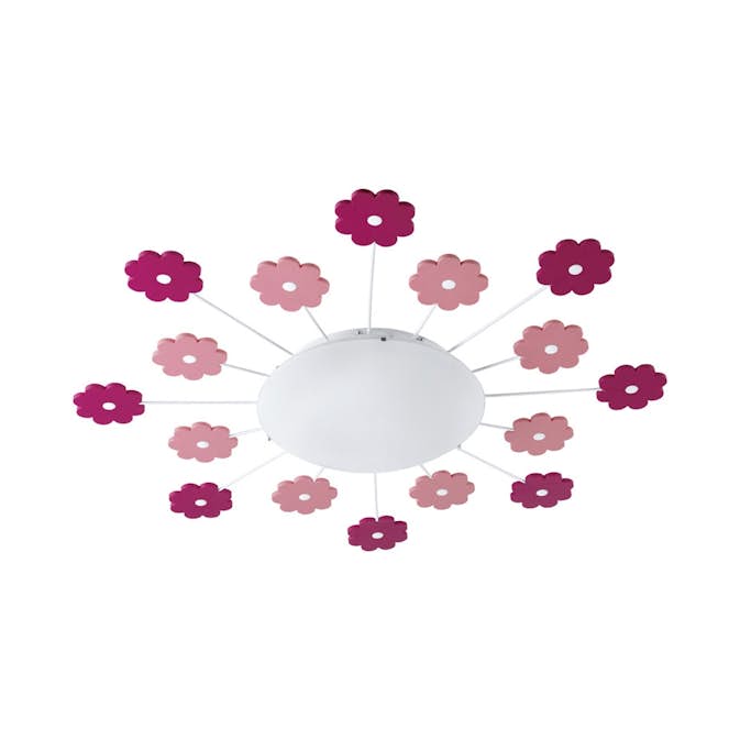 Plafond Eglo Viki 1 Rosa Blommor
