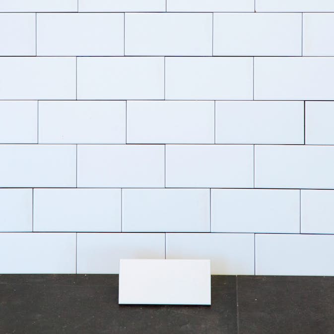 Kakel Arredo Color Blanco Liso Mate Vit 7,5x15 cm