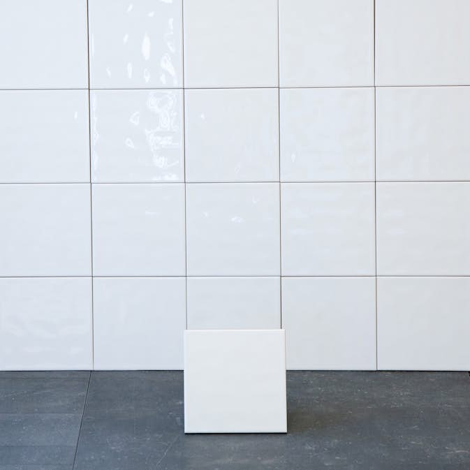 Kakel Arredo Color Vit Vågig Blank 15X15 cm