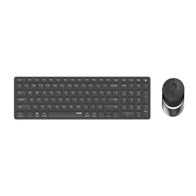 Tangentbord/Mus Set RAPOO 9750M Multi-Mode Trådlös