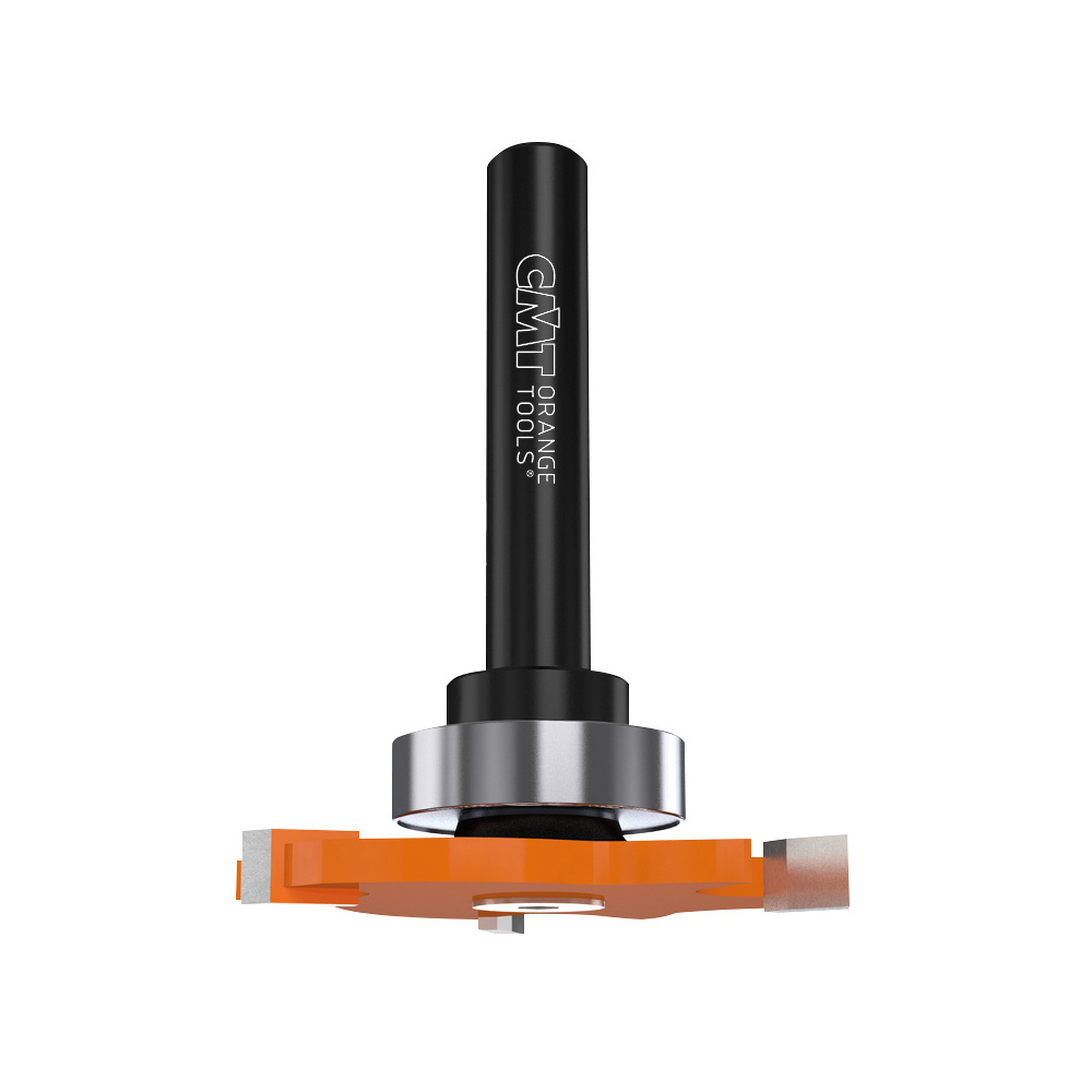 CMT Fraise Circulaire Pour Rainures Z3 HM – Queue 8 Mm, Diamètre 47,6 Mm, Largeur 5 Mm – Tête Bombée Pour Bois Et Panneaux