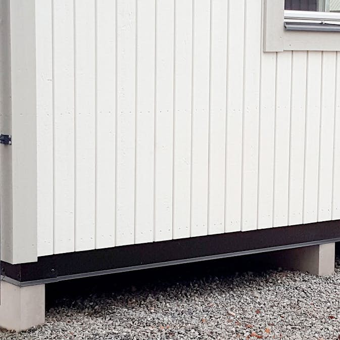 Bjälklagsplåt Vibostugan Njuta Funkis Svart 20 m2