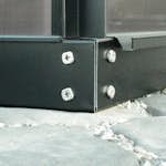 Stålsockel Vitavia 3,3 kvm 60 mm Svart