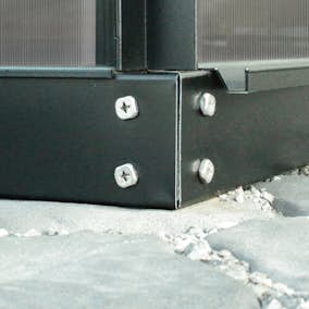 Stålsockel Vitavia 3,3 kvm 60 mm Svart