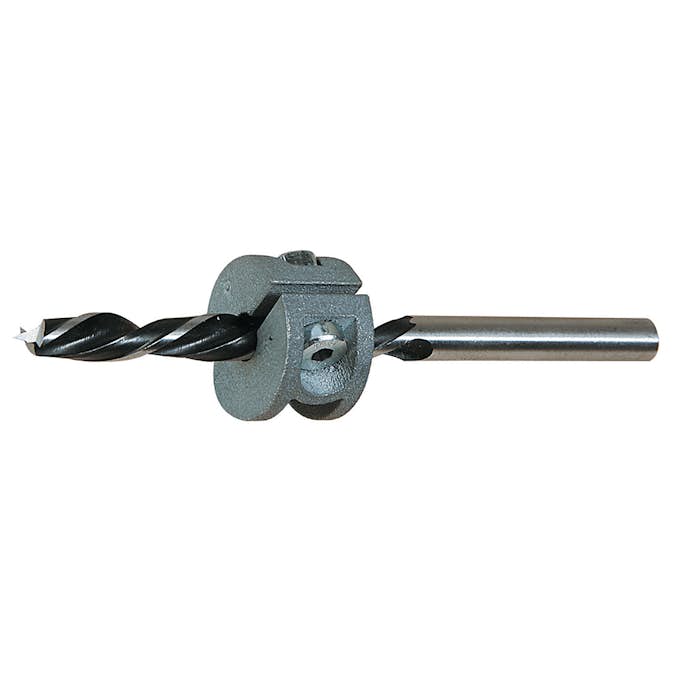 Pluggborr Wolfcraft Centrumspets Djupstop