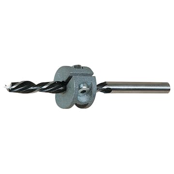 Pluggborr Wolfcraft Centrumspets Djupstop