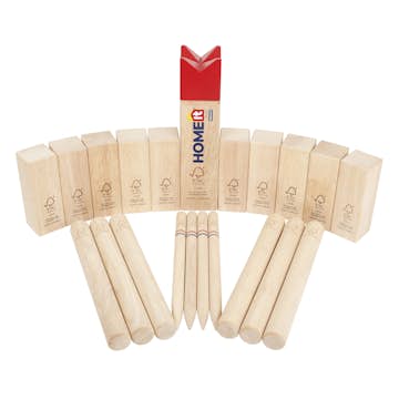 Kubb Home it Play Premium I Gummiträ