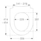 Toalettsits Pressalit Sway D 934