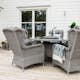Matbord Venture Design Washington med Lazy Suzan Ø 140 cm