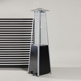 Terassvärmare Venture Home Hottie Square, Stående Gasolvärmare Utomhus i Aluminium