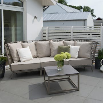 Loungegrupp Hillerstorp Jet Set Beige Utomhus
