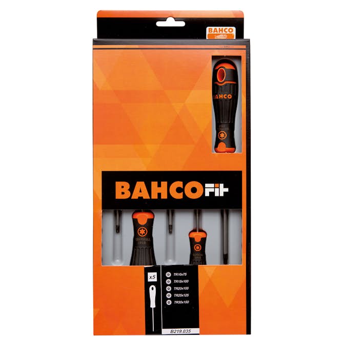 Skruvmejselsats Bahco Torx TR 5-Delar