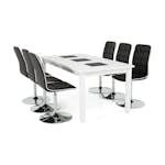 Matgrupp In Living Jasmin med 6 st Frida Stolar