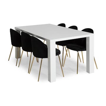 Matgrupp In Living Cibus med 6 Felipe Stolar Sammet