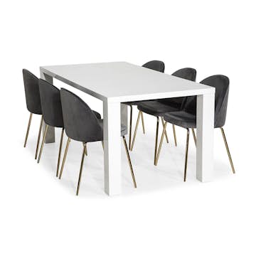 Matgrupp In Living Cibus med 6 Felipe Stolar Sammet