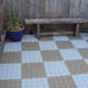 Golvplatta Bergo XL Cedar Wood Golvtrall i Plast