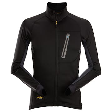 Tröja Snickers Workwear Zip Mellanlager LW