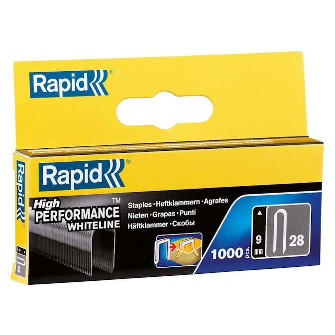 Kabelklammer Rapid R28/9 1 MLE Vit