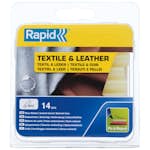 Limstavar Rapid 12 mm Textil & Läder 14 st
