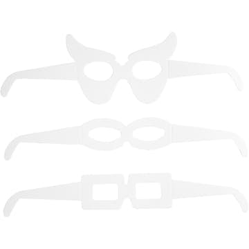 Figurer Creativ Company Glasögon Vit 16 st/1 Förp