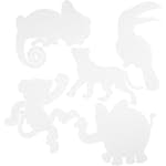 Djungeldjur Creativ Company Vit 16 St/1 Förp