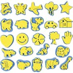 Dekorgummistämplar Creativ Company H: 6-8 cm 24 st/1 Förp