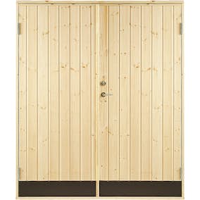 Dubbeldörr Jabo 10° Rak 15,3x19