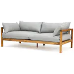 Loungesoffa Venture Home Moa Akacia/Grå, 2-Sits Utesoffa med Dyna