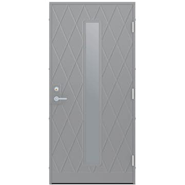 Ytterdörr Diplomat Vilda Klarglas