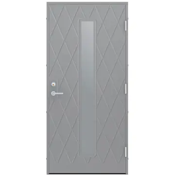 Ytterdörr Diplomat Vilda Klarglas