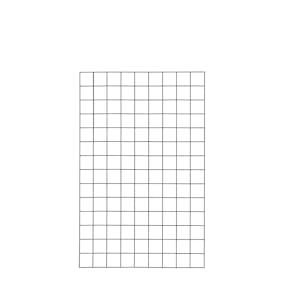 Spalje PLUS Stål Maskstorlek 10x10 cm, Mått 90x140 cm