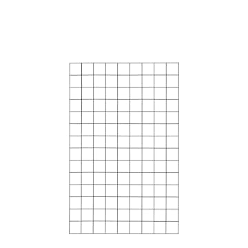 Spalje PLUS Stål Maskstorlek 10x10 cm, Mått 90x140 cm