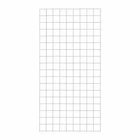 Stålspaljé PLUS 90 x 180 cm Med Kant