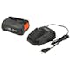Startkit Gardena P4A 18V/45 + AL1830 2,5Ah batteri + snabbladdare