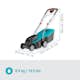 Gräsklippare Gardena Garden PowerMax 32/36V P4A utan Batteri